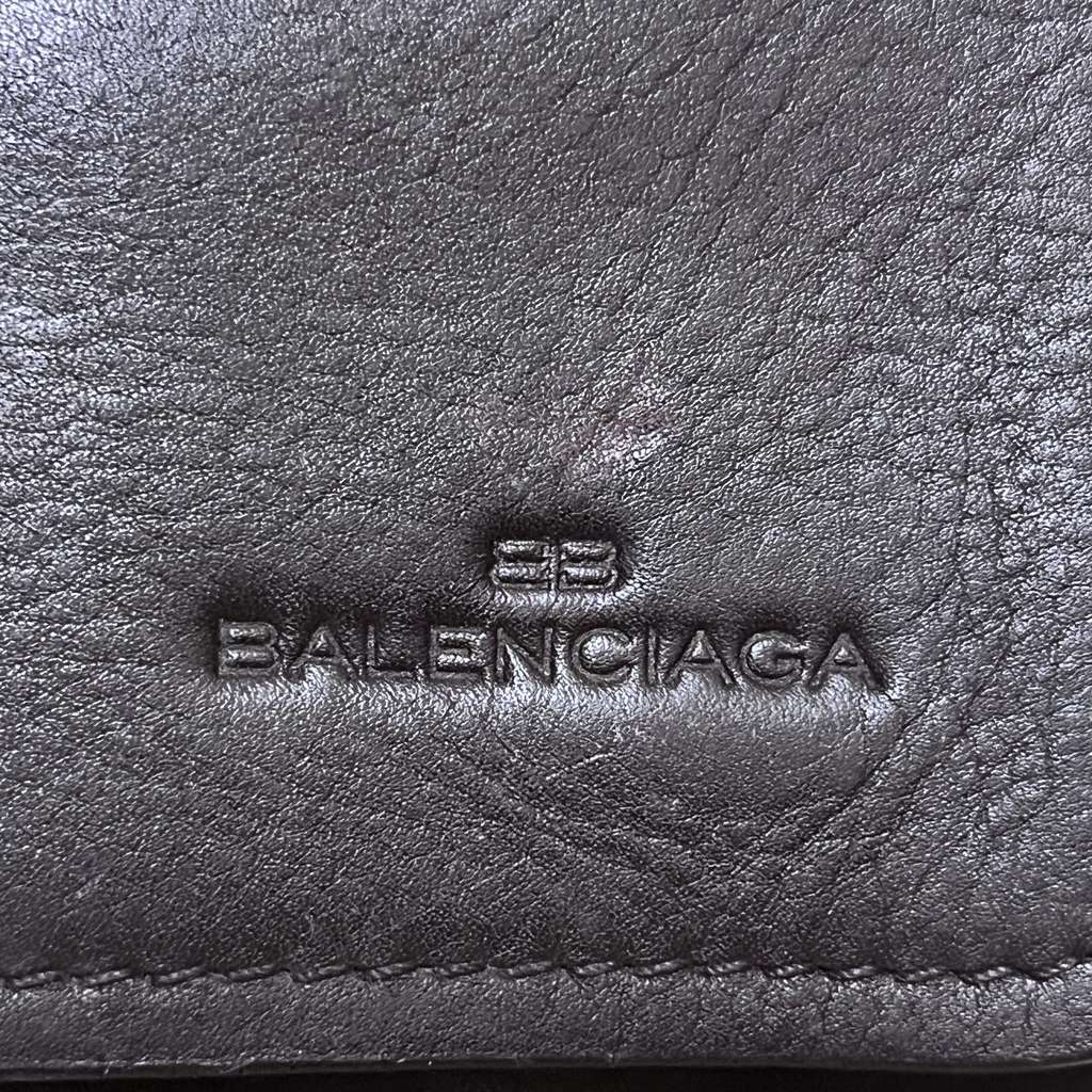 Balenciaga Leather Clutch Brown Leather Very good - Box View