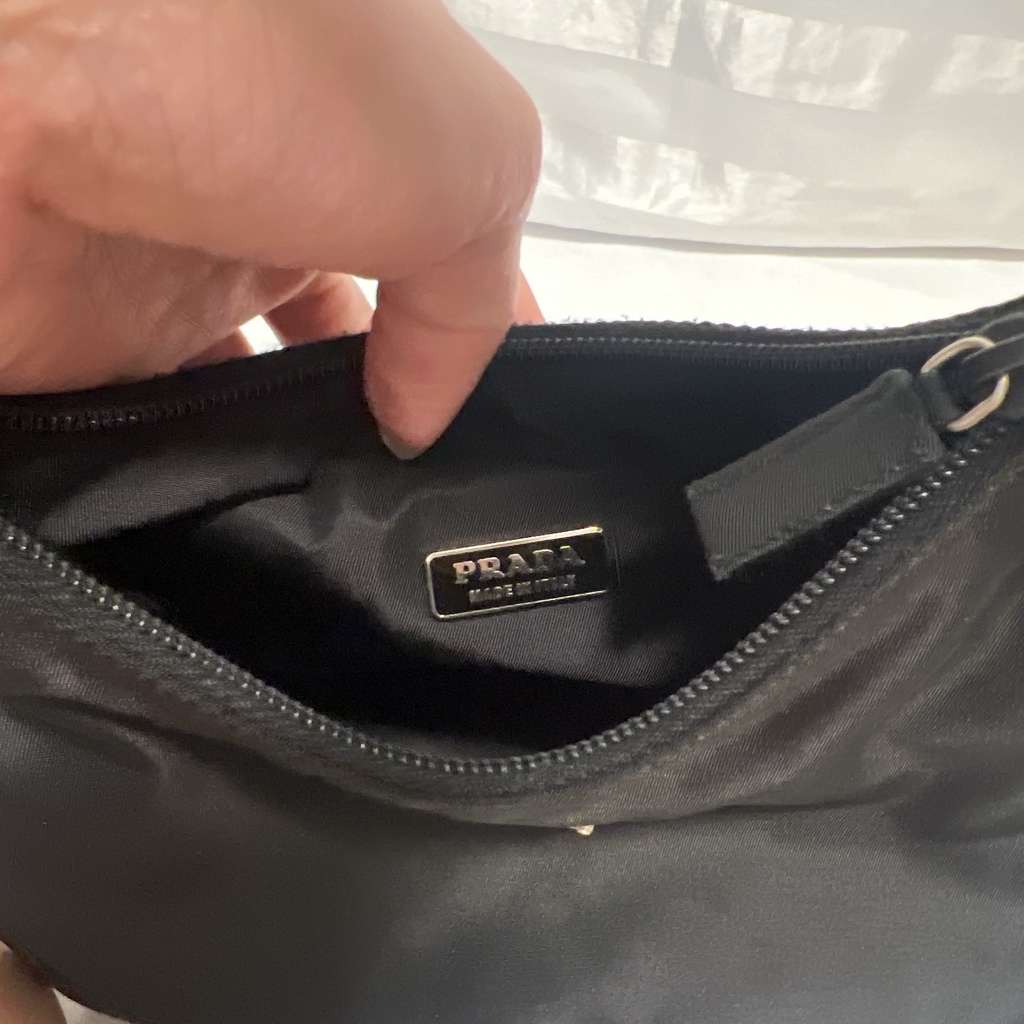Prada Nylon Tessuto Black Good - Model View