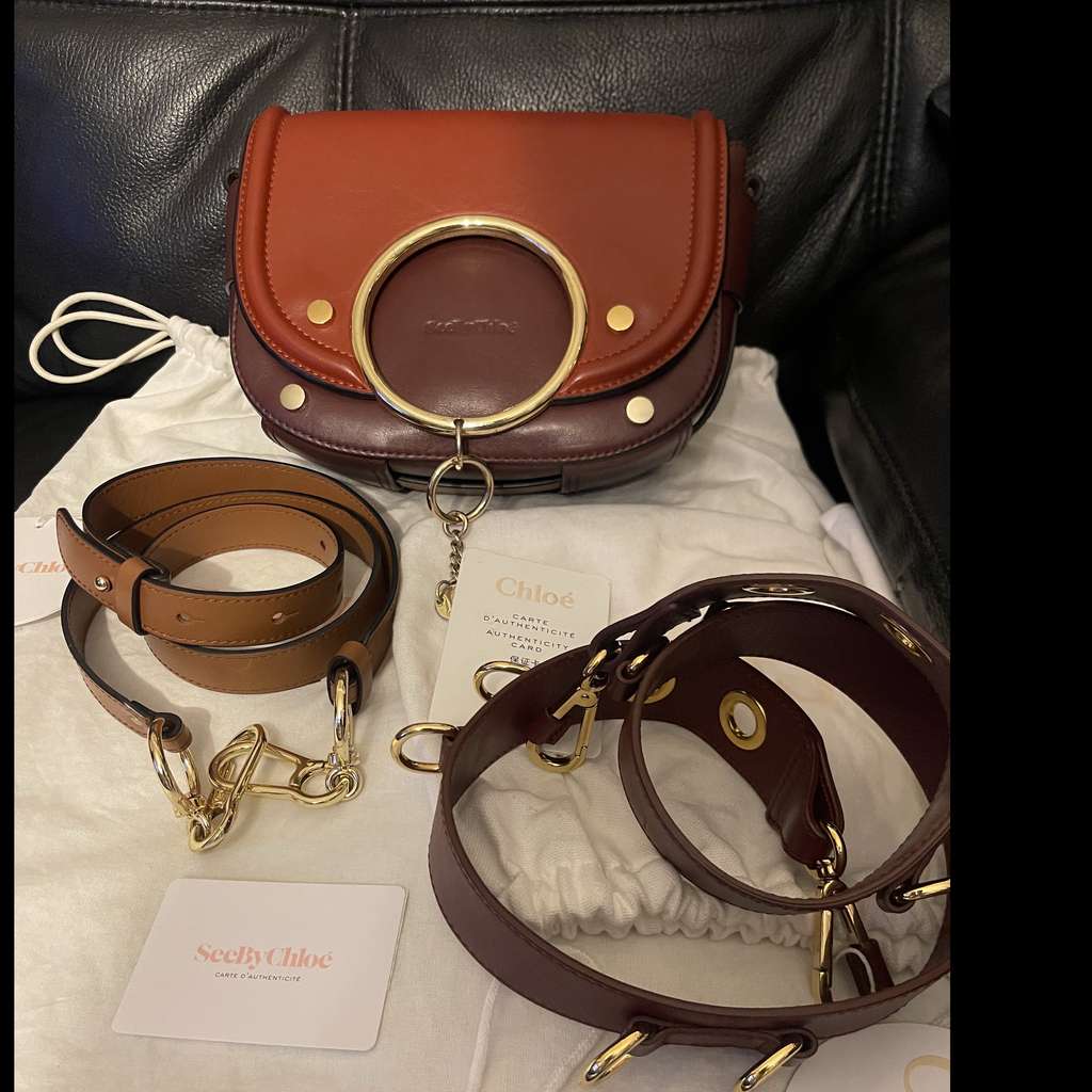 Chloé Crossbodybag Mara By Chloé Burgundy Leather Very good condition - Inside View