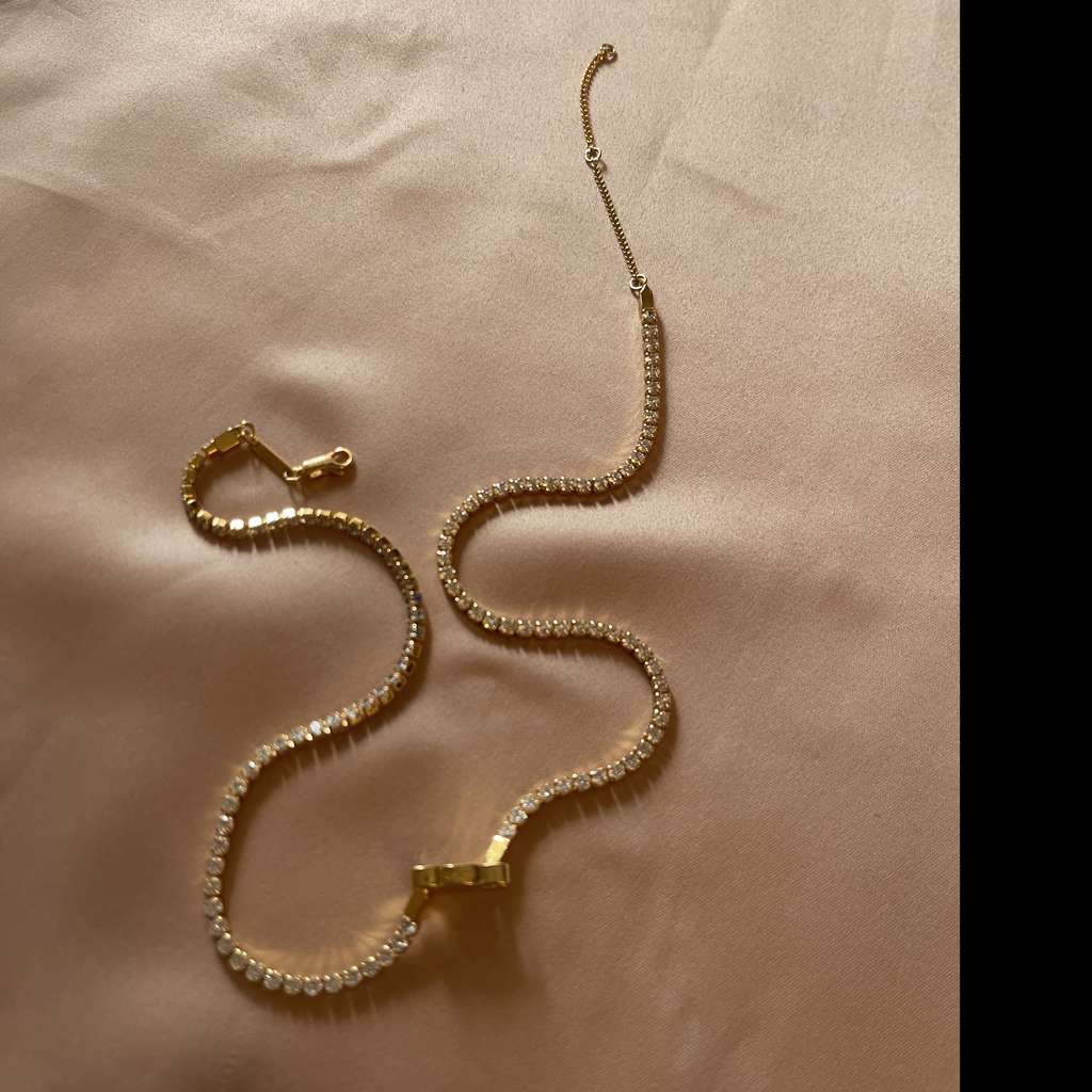 Celine Celine Triomphe Articulated Necklace Gold Brass Very good condition - Back View