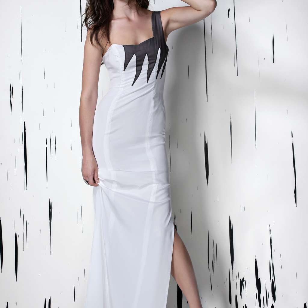 Yotam Solomon Gown - Runway Sample White Silk Good condition - Box View
