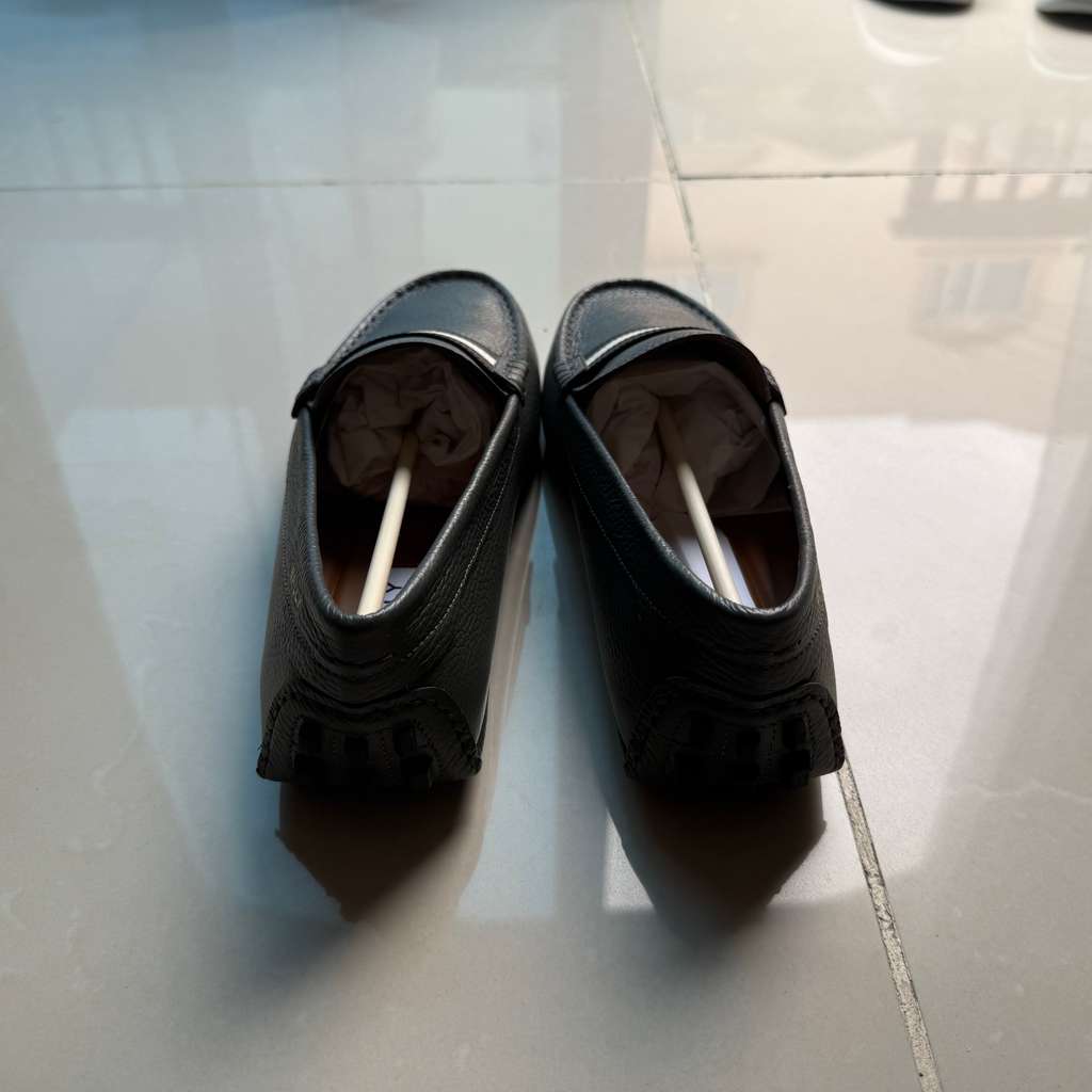 Bally Bally Loafers Grey Leather Never worn, with tag - Back View