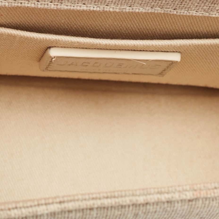 Jacquemus Le Chiquito Beige Canvas Good - Model View