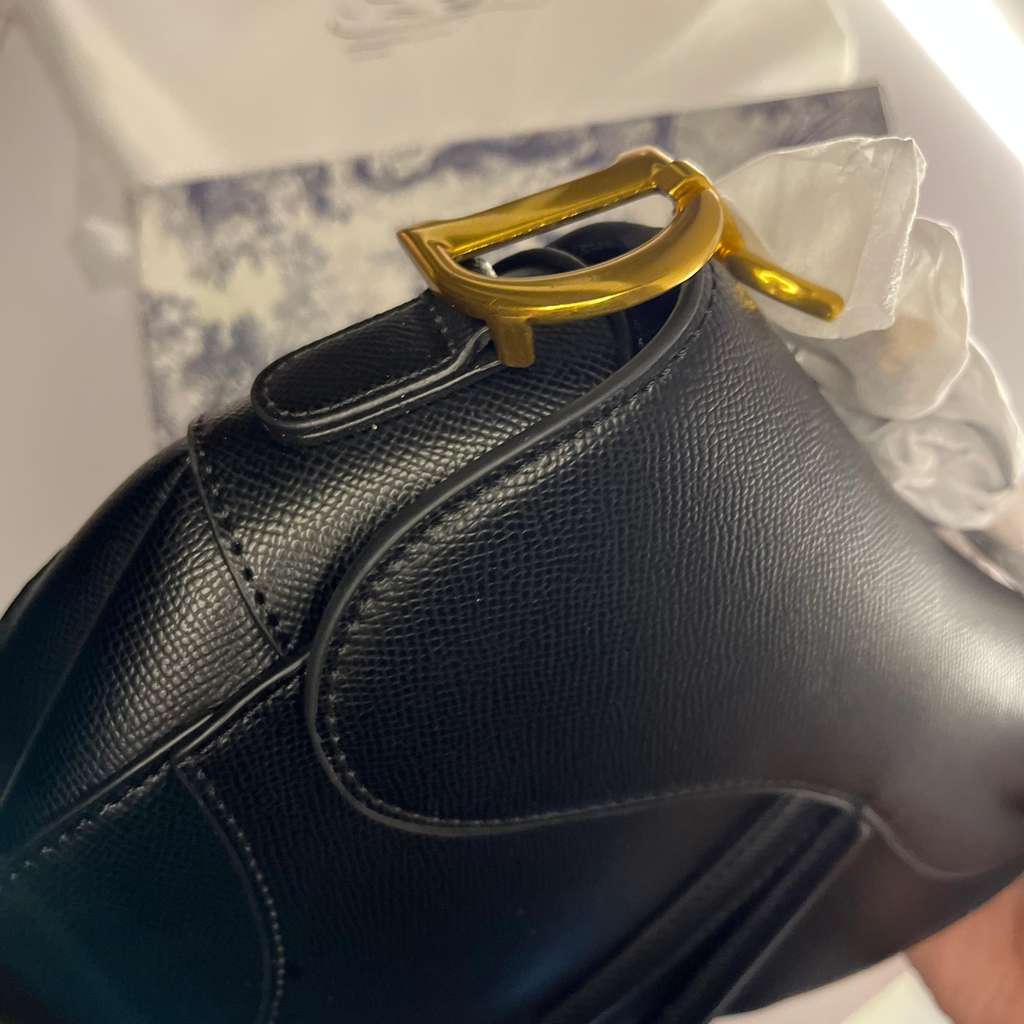 Dior Saddle Bag Black Never worn, with tag - Inside View