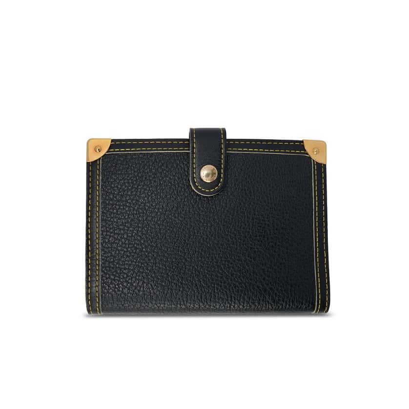 Louis Vuitton PM Suhali Agenda Black Leather Good - Front View