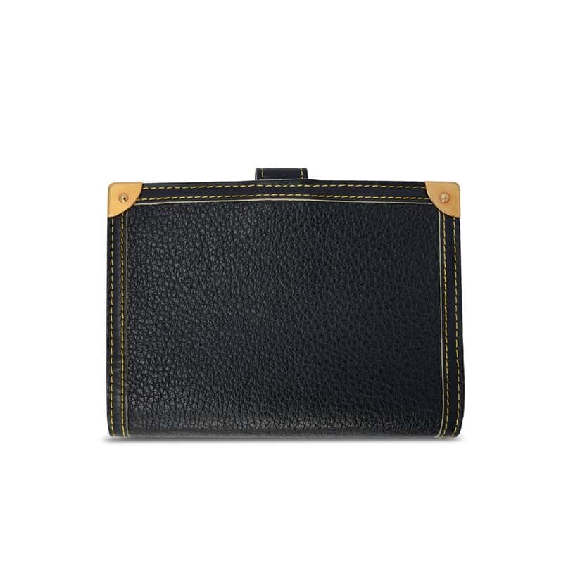 Louis Vuitton PM Suhali Agenda Black Leather Good - Back View