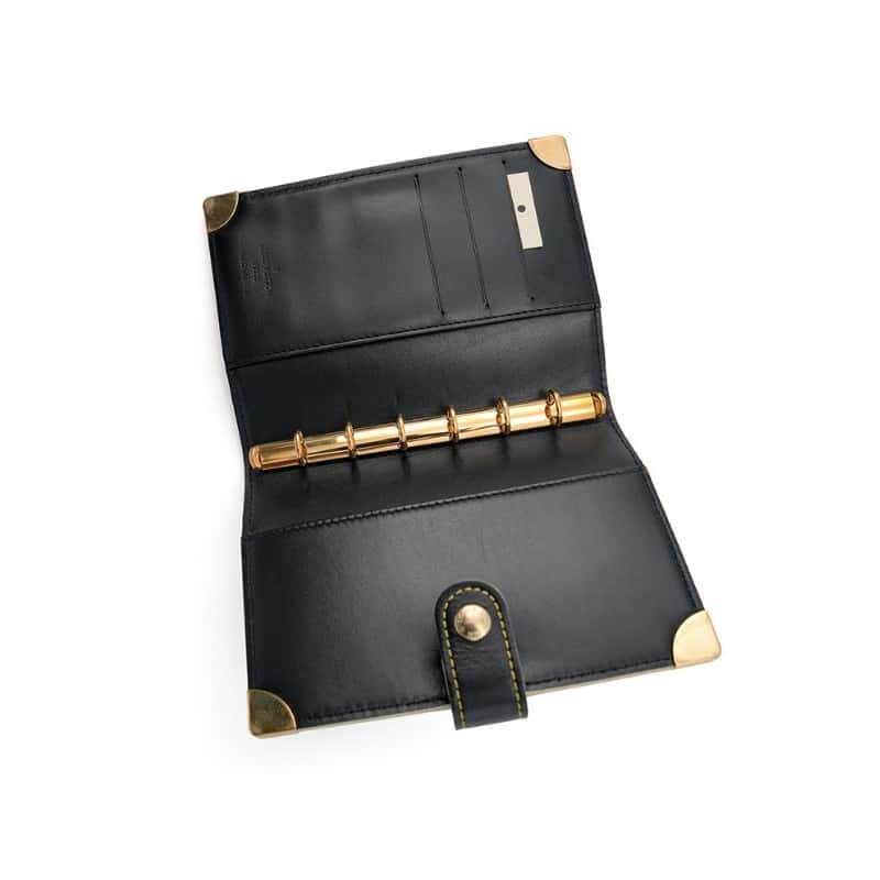Louis Vuitton PM Suhali Agenda Black Leather Good - Inside View