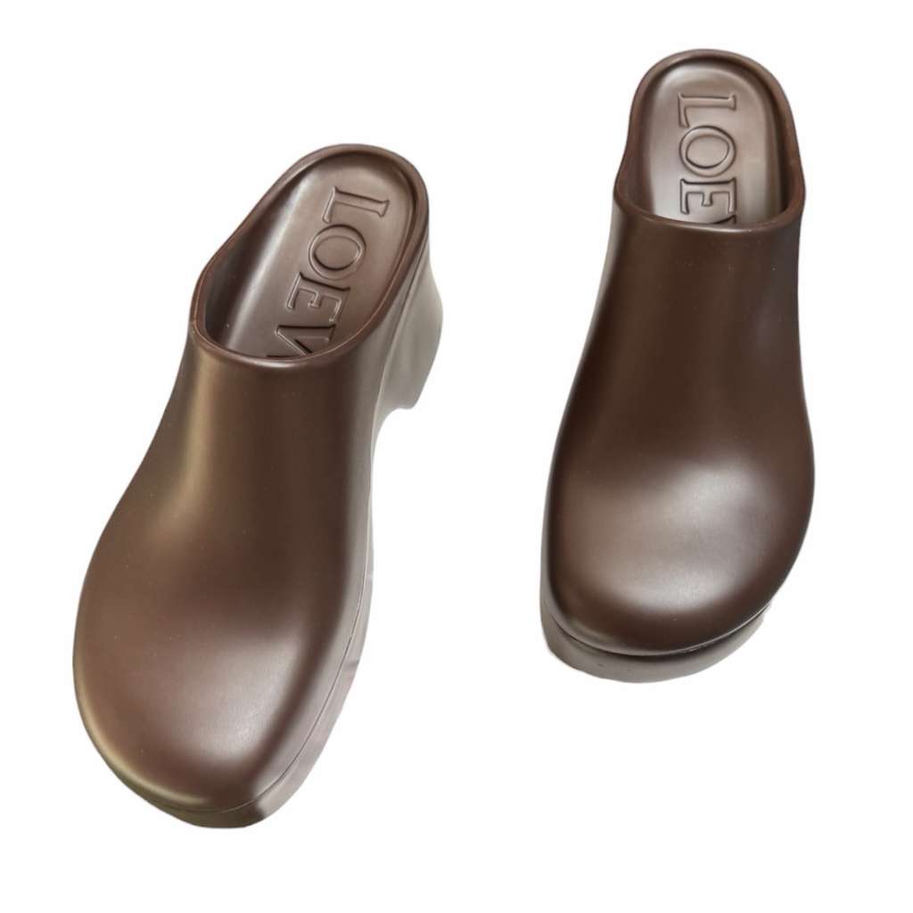 Loewe Loewe Terra Foam Clog Brown Rubber Never worn, with tag - Inside View