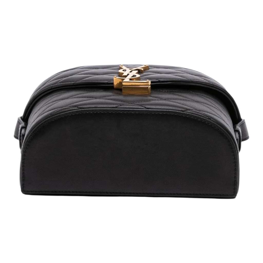 Saint Laurent Saint Laurent Monogram June Black Leather Never worn, with tag - Inside View