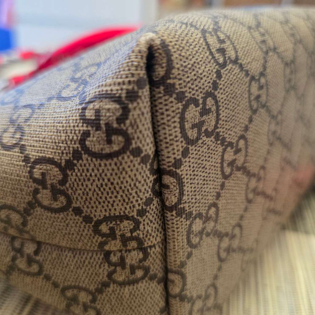 Gucci Gucci GG Supreme Cat Camel Canvas Good condition - Inside View