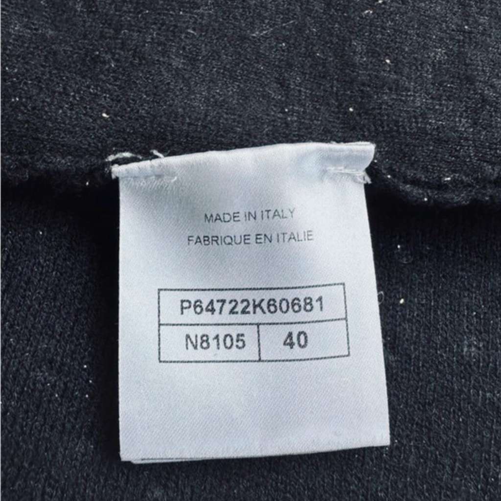 Chanel Métiers D Art Skirt Black Wool Very good - Box View
