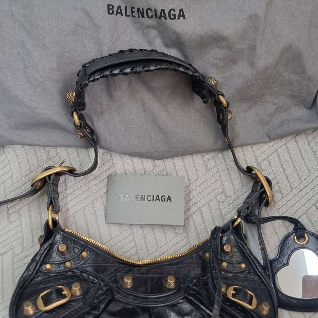 Balenciaga Croc Xs Le Cagole Black Leather Never worn - Box View