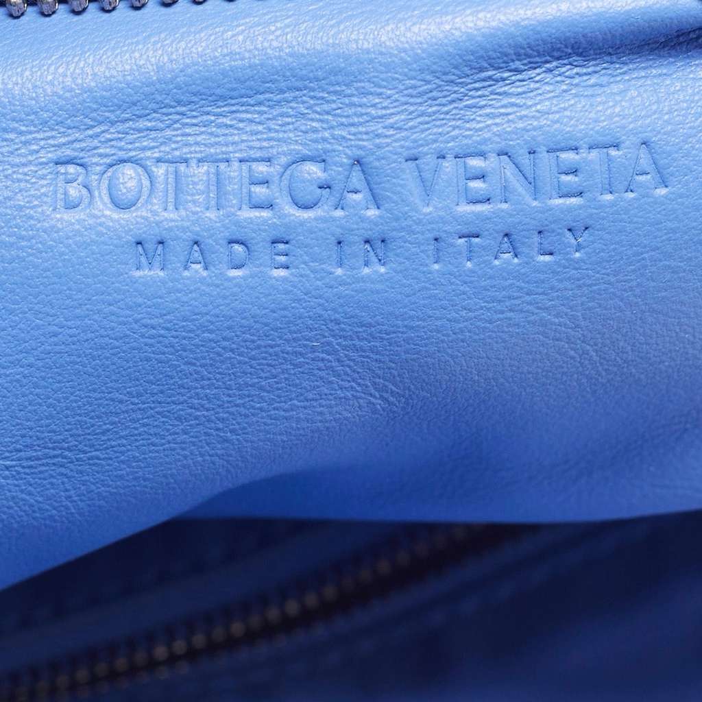 Bottega Veneta Twist Blue Leather Good condition - Box View