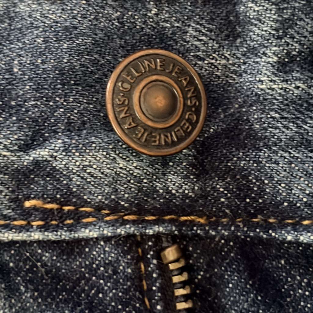 Celine Straight Leg Jeans EU36 Blue Cotton Very good condition - Box View