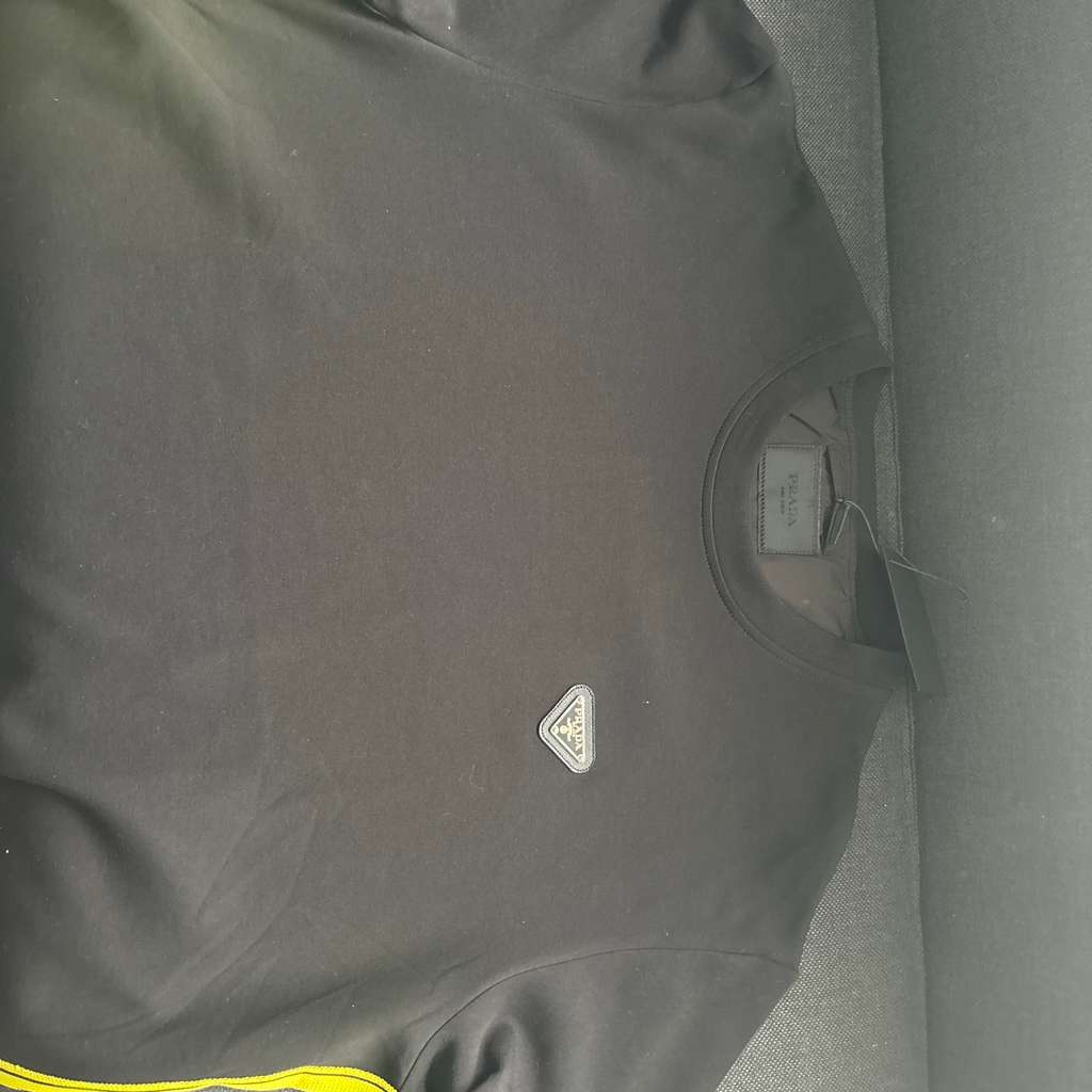Prada Prada Black T-shirt Black Polyamide Never worn, with tag - Box View