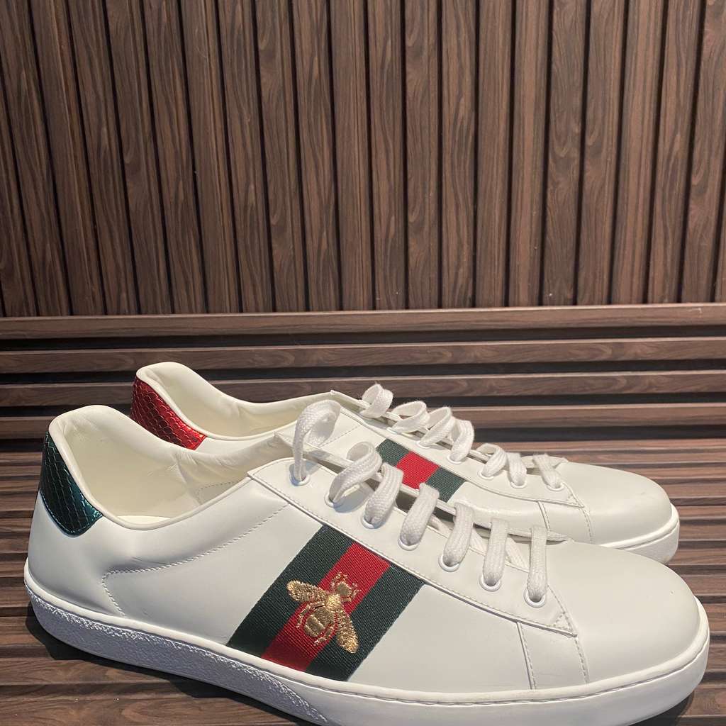 Gucci Ace White Leather Never worn, with tag - Box View