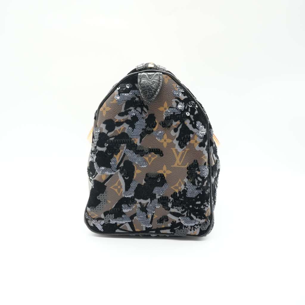 Louis Vuitton Speedy 30 Limited Edition Black Canvas Very good - Box View