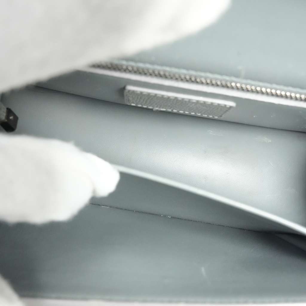 Dior 30 Montaigne Grey Bag Grey Leather Fair - Box View