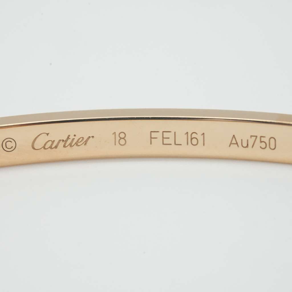 Cartier Love Bracelet Small 18kYG Gold Gold Good - Box View