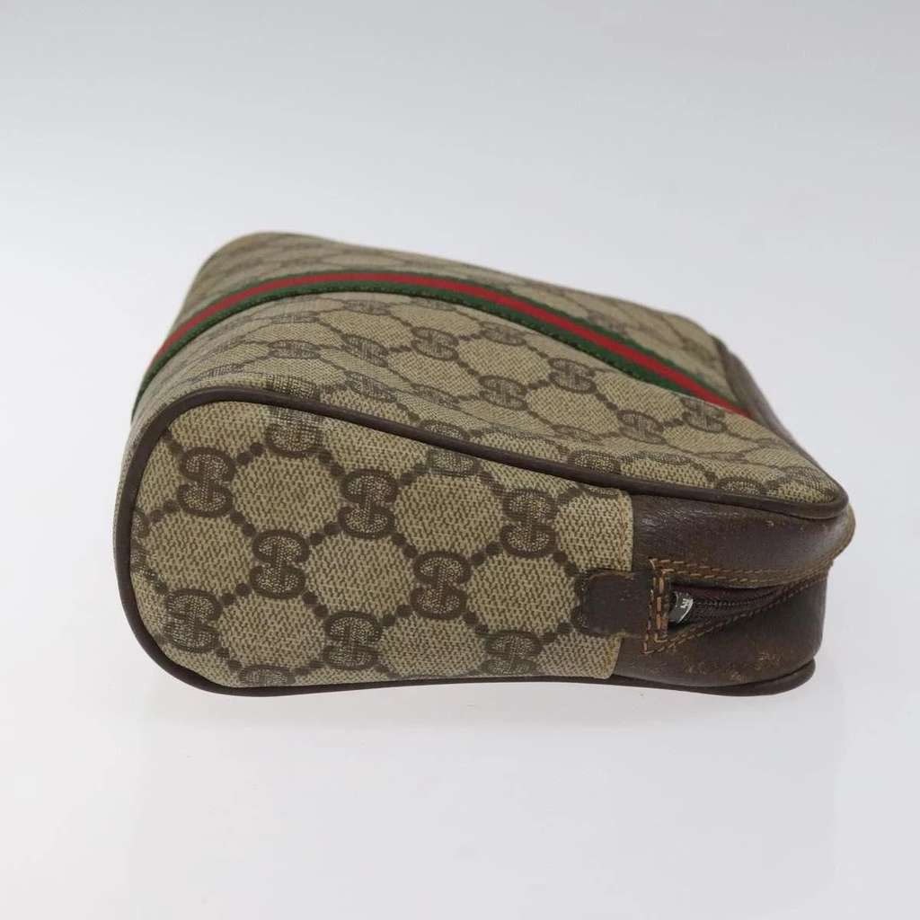 Gucci clutch bag Beige Canvas Good condition - Box View