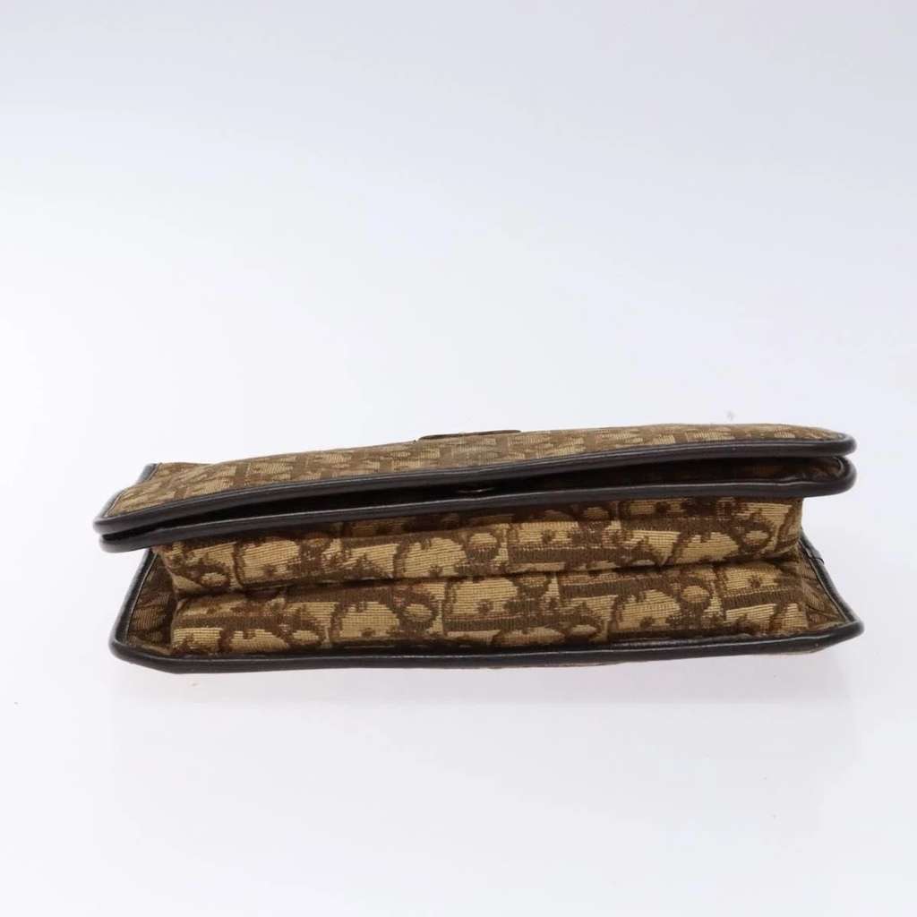 Christian Dior Shoulder Bag Brown Canvas Good - Inside View