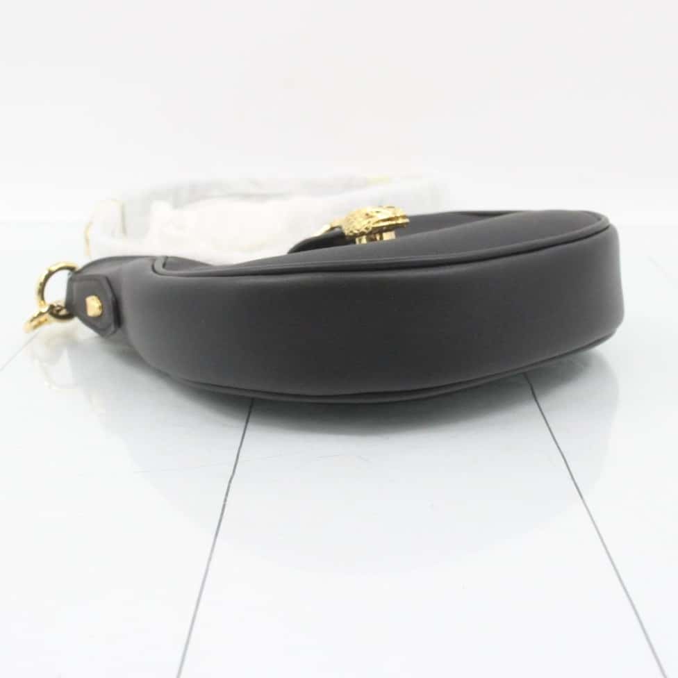 Bvlgari Serpenti Ellipse Leather bag Black Leather Never worn - Box View