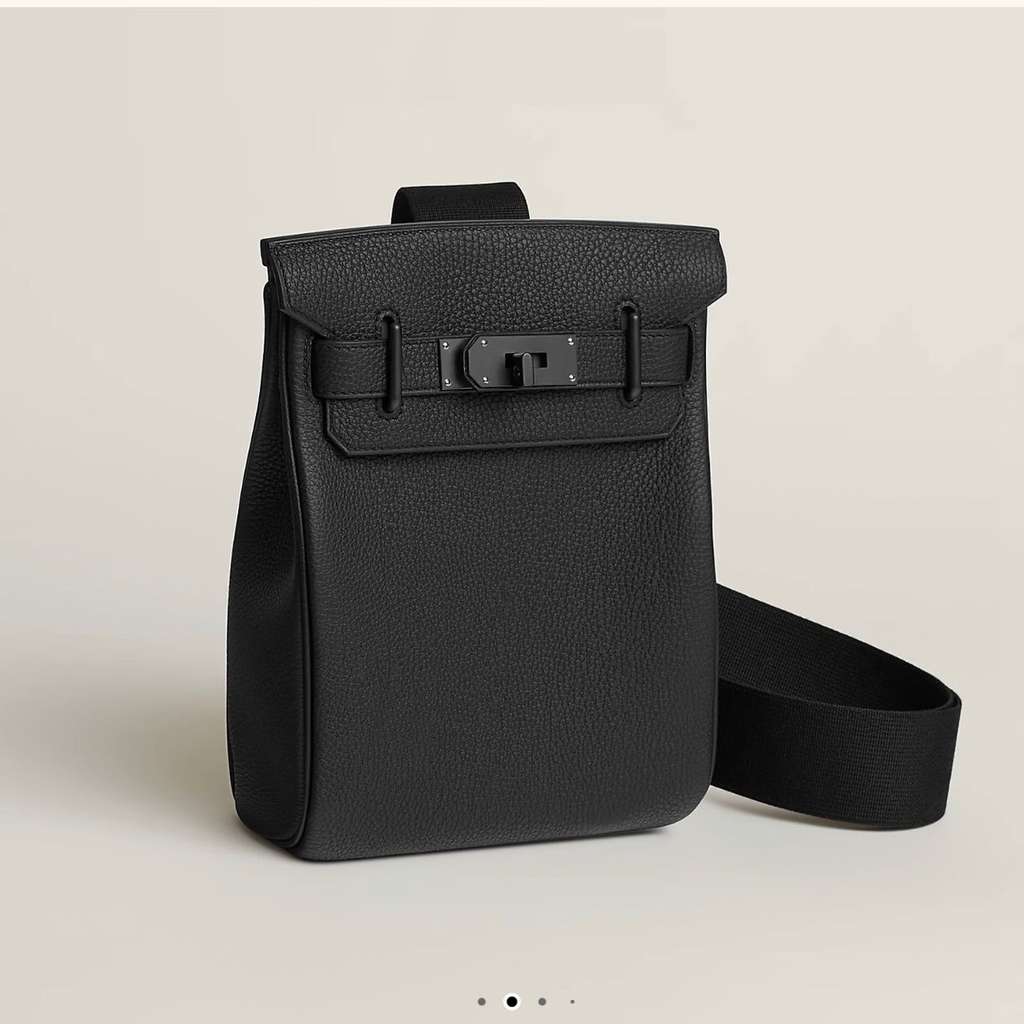 Hermès Hac a dos Black Hardware Black Never worn, with tag - Box View