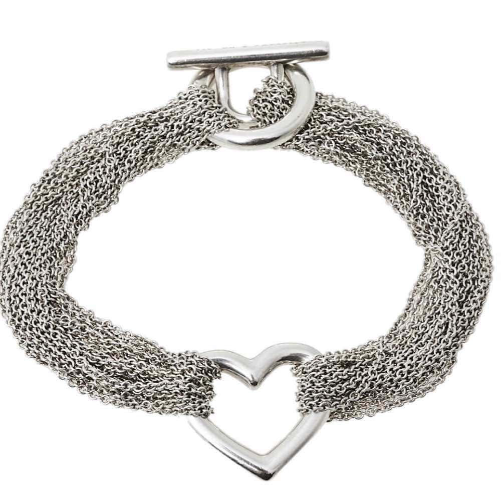 Tiffany & Co. Mesh Heart Silver Bracelet Silver Silver Very good condition - Inside View