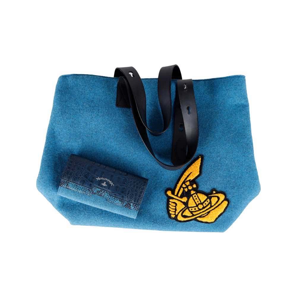Vivienne Westwood Alice Shopper Bag Blue Very good - Box View
