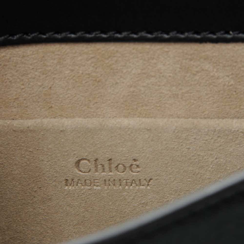 Chloé Nile shoulder bag Black Leather Gold Very good condition - Box View