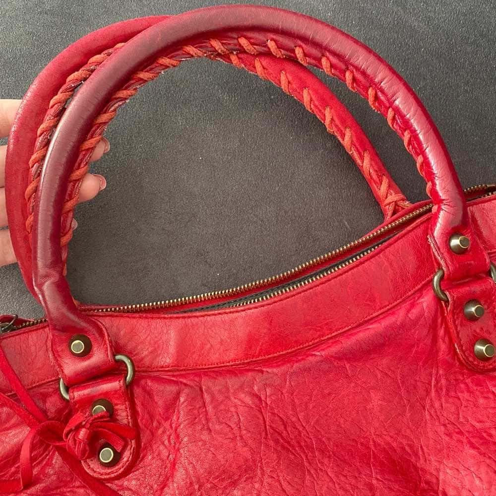 Balenciaga City Red Leather Metal Good - Box View