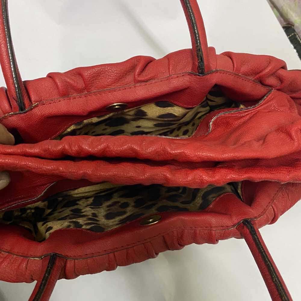 Dolce & Gabbana Heart Bag Burgundy Leather Fair condition - Box View