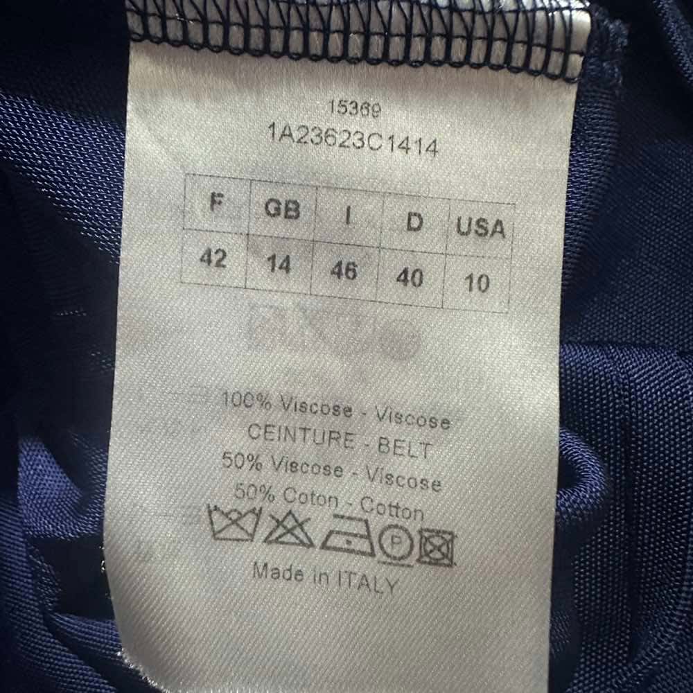 Christian Dior CD Dress Navy Viscose Good condition - Box View