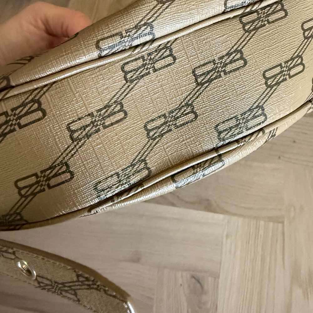 Balenciaga Le Cagole Beige Canvas Silver Very good - Box View