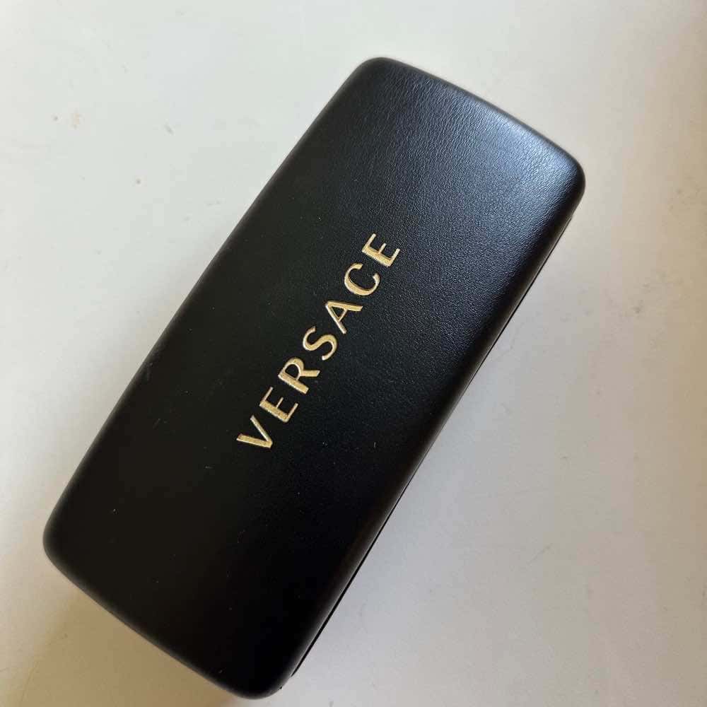Versace Hexad Signature Sunglasses Black Acetate Very good - Box View