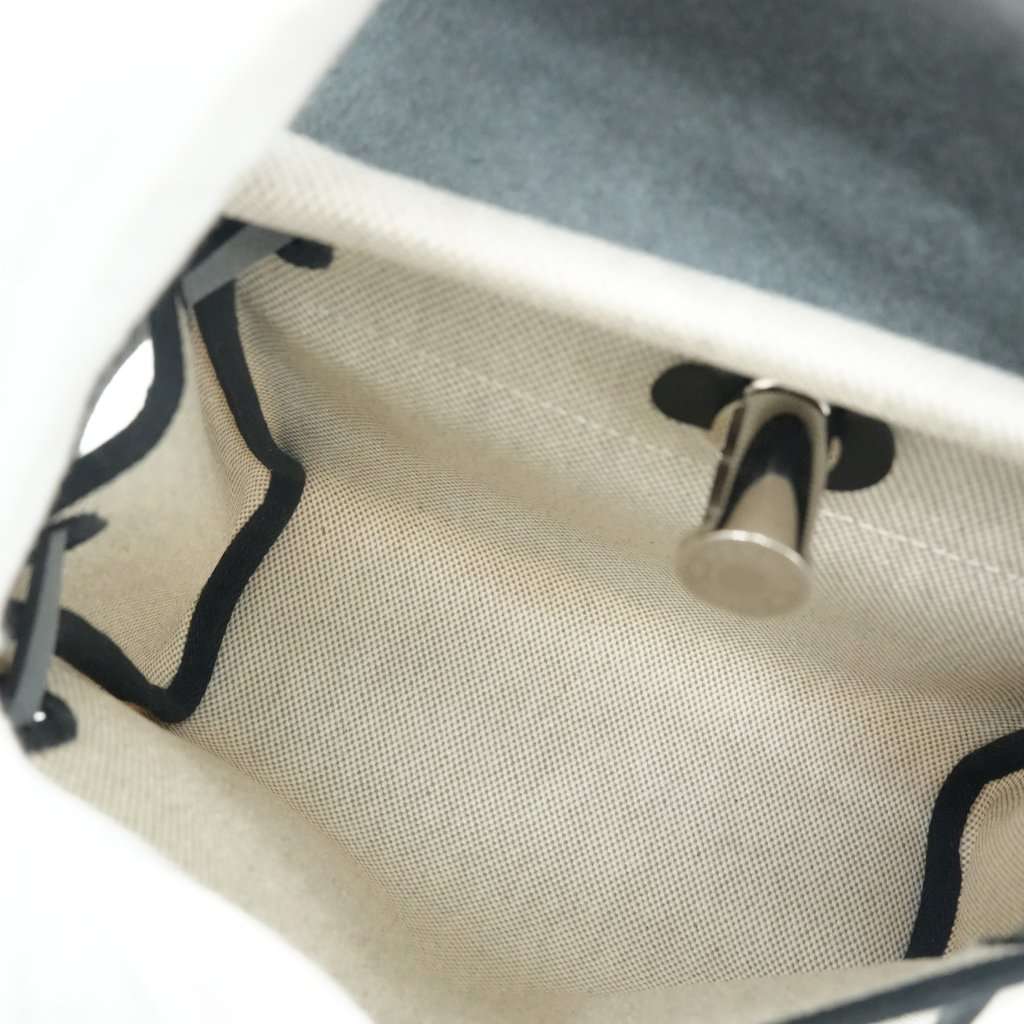Hermès Herbag Mini 20 White/Beige Beige Leather Very good - Model View