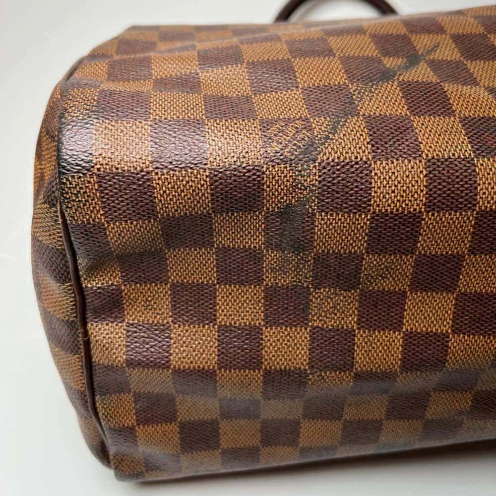 Louis Vuitton Speedy Brown Canvas Bronze Fair - Model View
