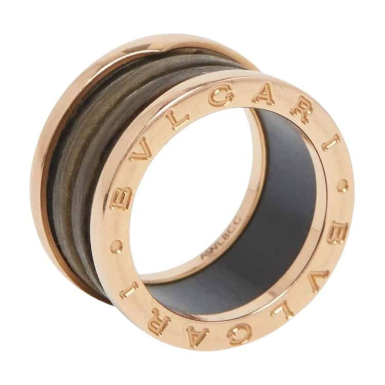 Bvlgari B.zero1 Brown Marble Brown Gold Good - Front View