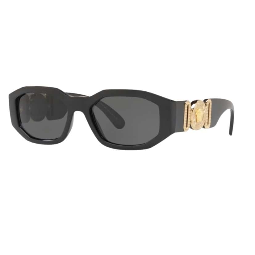Versace Hexad Signature Sunglasses Black Acetate Very good - Front View