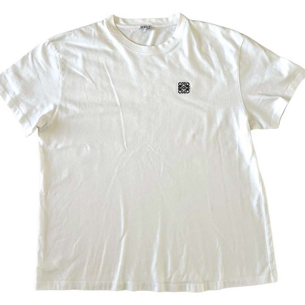 Loewe T-Shirt White Cotton Very good - Front View