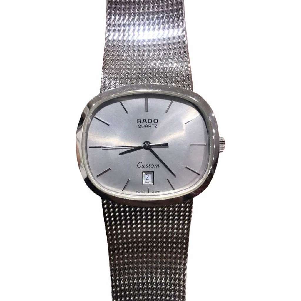Rado Vintage Watch Silver Very good - Front View