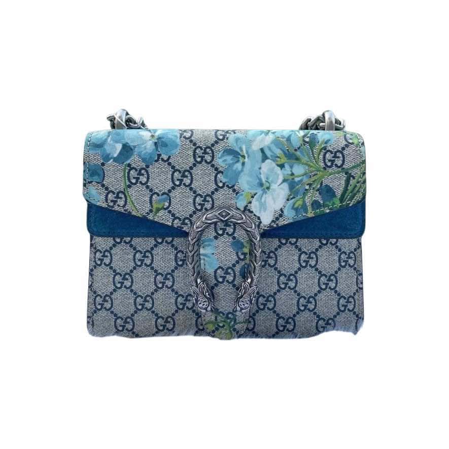 Gucci Mini Dionysus Blue Silver Good condition - Front View