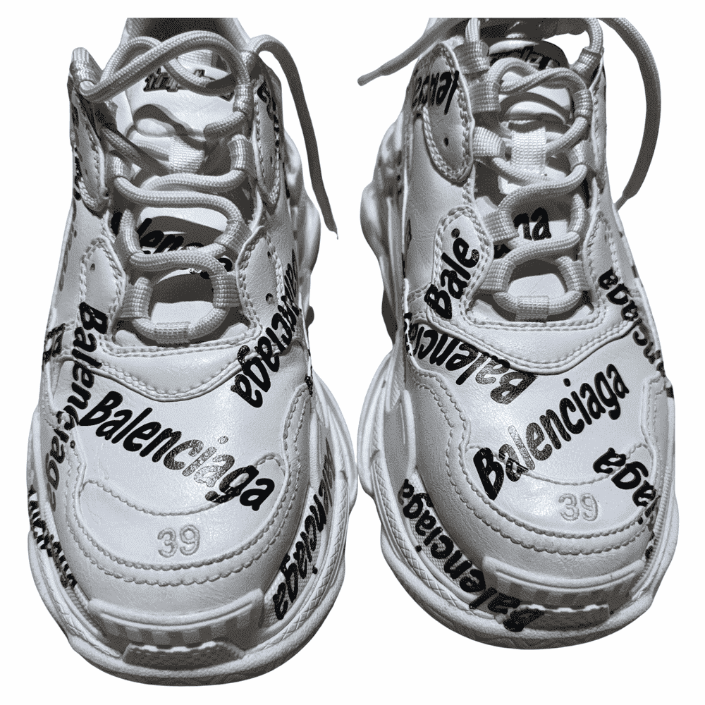 Balenciaga Triple S White Very good condition - Front View