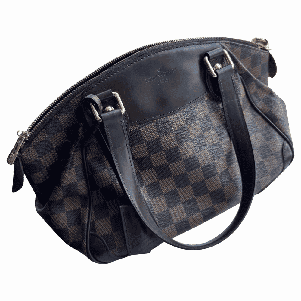 Louis Vuitton Verona Brown Canvas Gold Never worn - Front View
