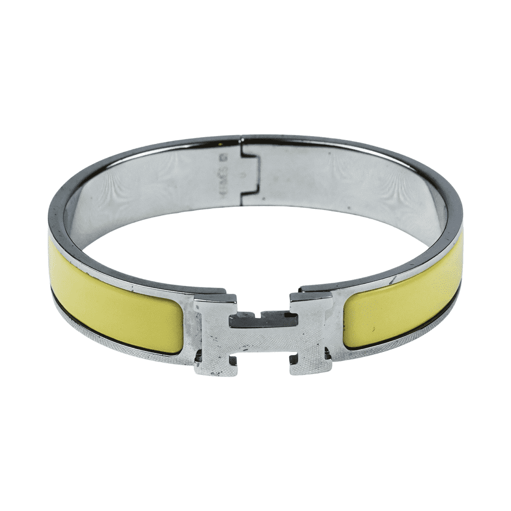 Hermès Clic Clac Yellow Very good condition - Front View