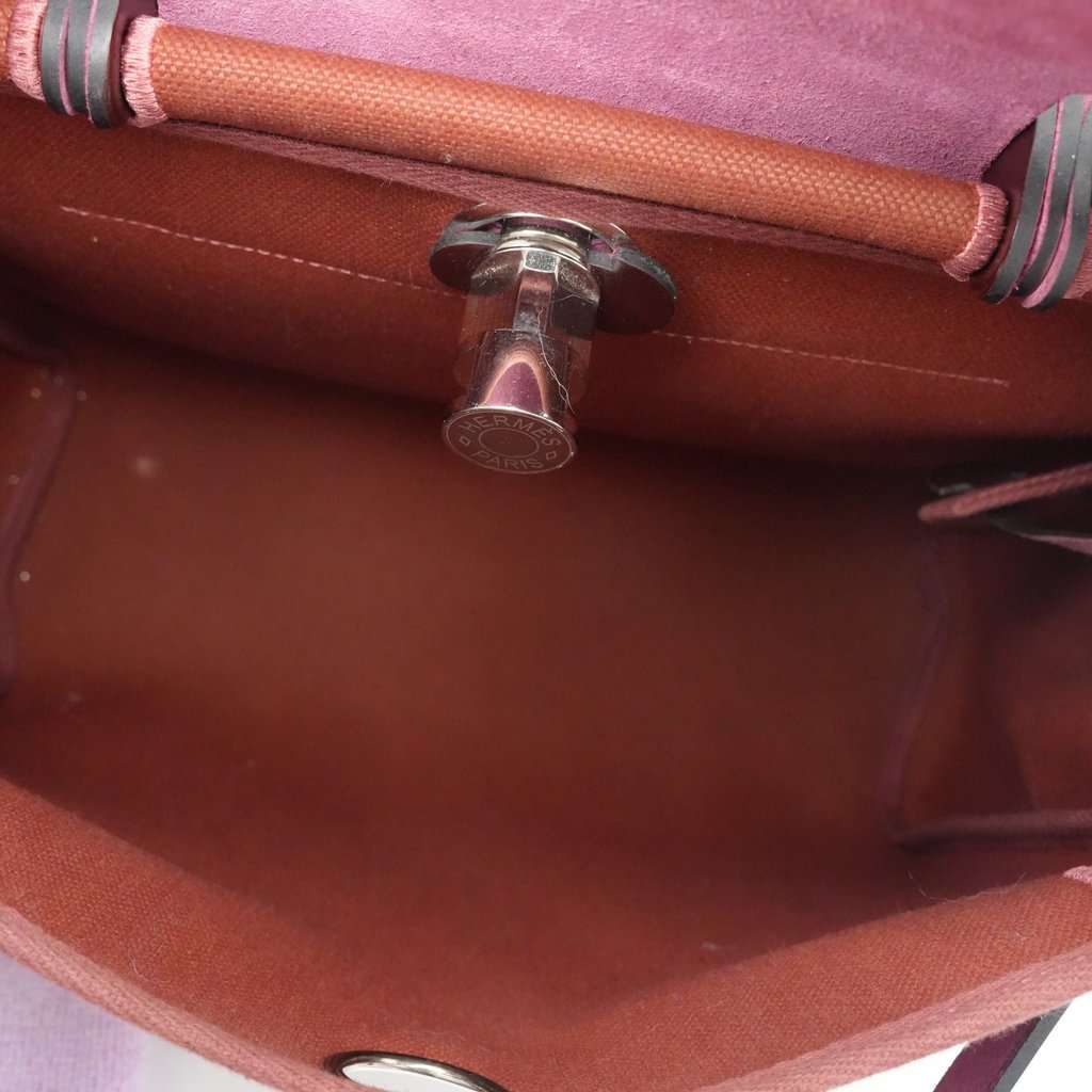 Hermès Herbag Zip 31 Brown Brown Leather Good - Model View