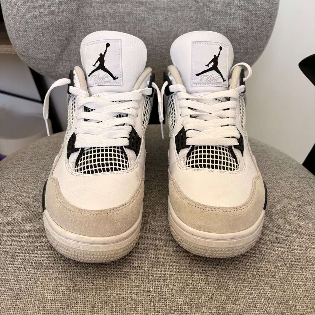 JORDAN Jordan4 Retro Military Black White Very good condition - Inside View