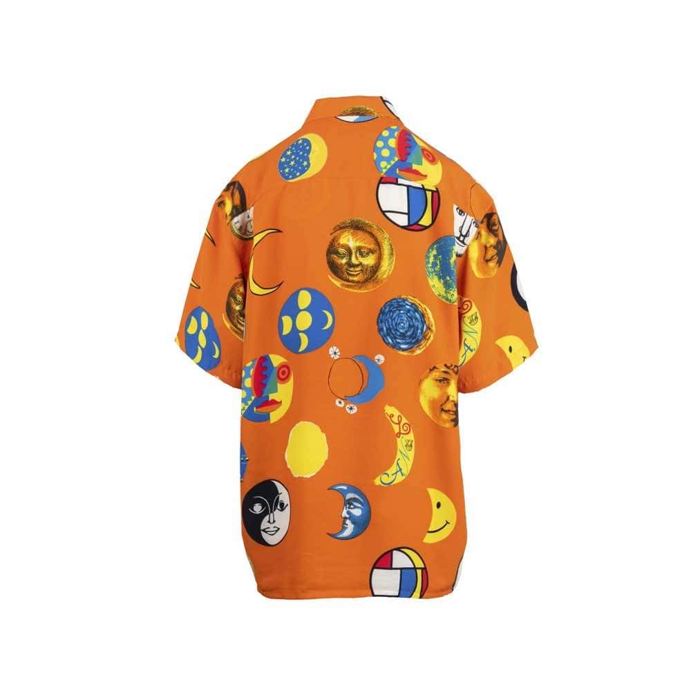 Moschino Printed Shirt Orange Very good - Back View