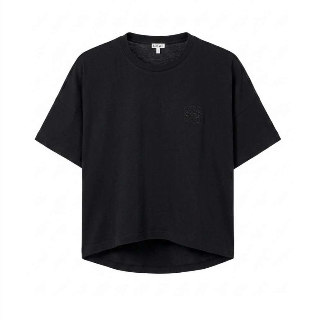 Loewe Loewe T-shirt Oversize Black Cotton Never worn, with tag - Front View