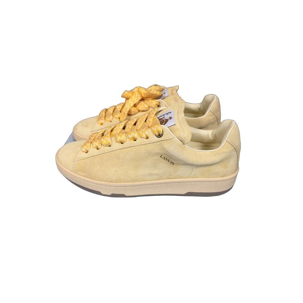 Lanvin Curb Lite Low Sneaker Yellow Never worn - Front View